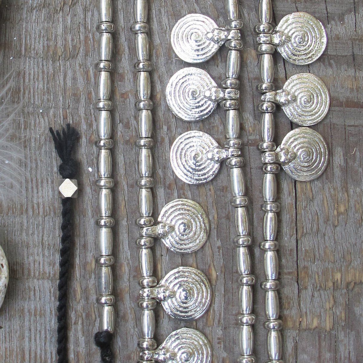 Bohemian Sash Belt Silver Artjuna Collection