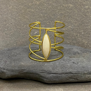 Stone Cuff ☆Brass☆