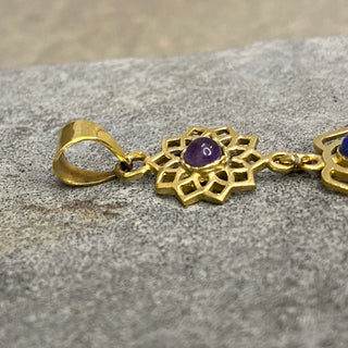 Chakra Necklace Gemstone ☆Brass☆