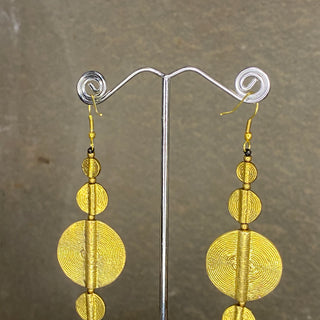 Luna Round Earrings ☆Brass☆