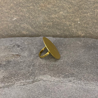 Round Hammered Ring ☆Brass☆