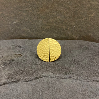 Round Hammered Ring ☆Brass☆