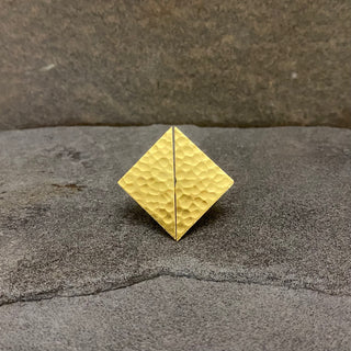Triangle Hammered Ring ☆Brass☆
