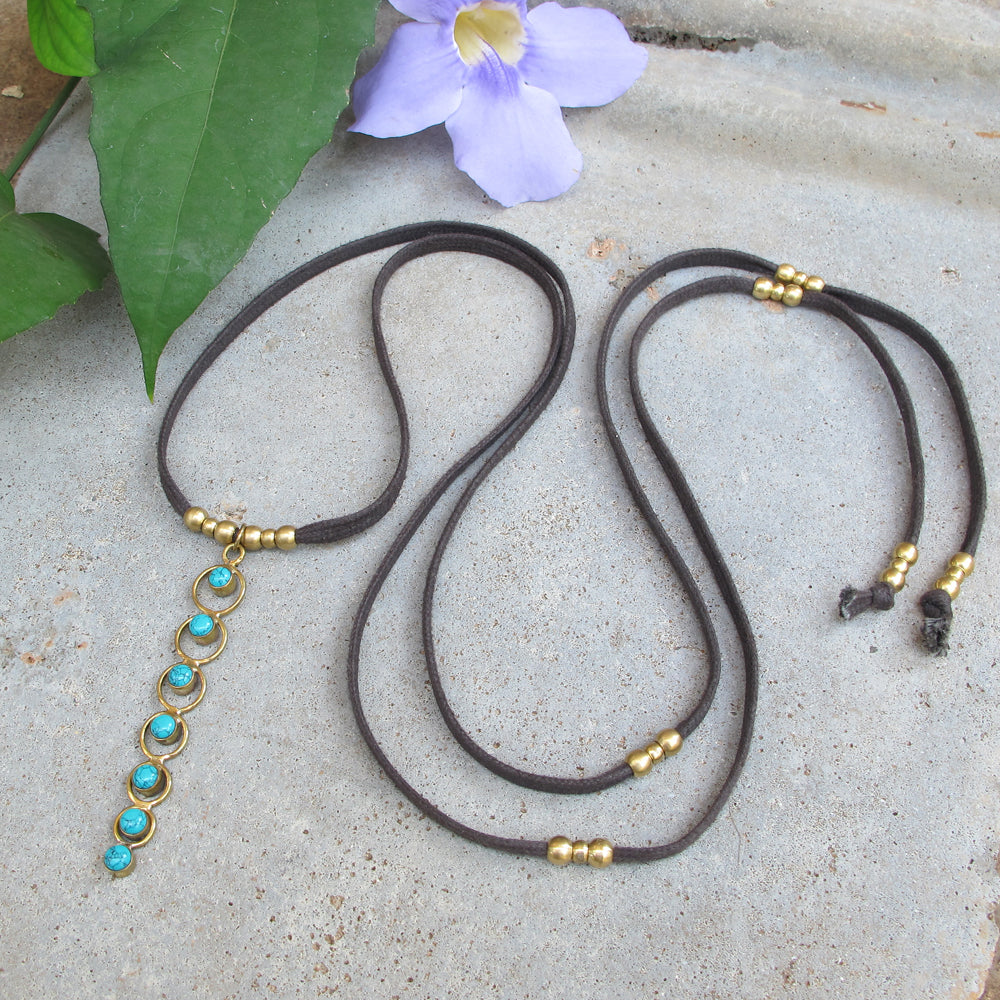 Aqua Choker Necklace