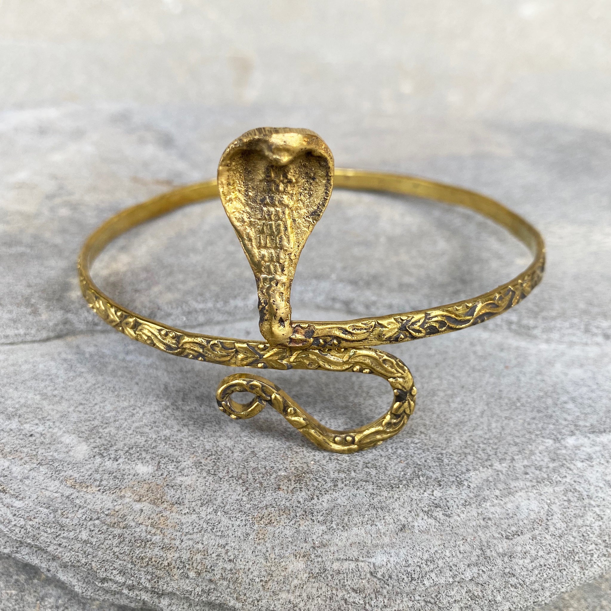 Arm Bracelet Queen Cobra ☆Brass☆ – Artjuna Collection