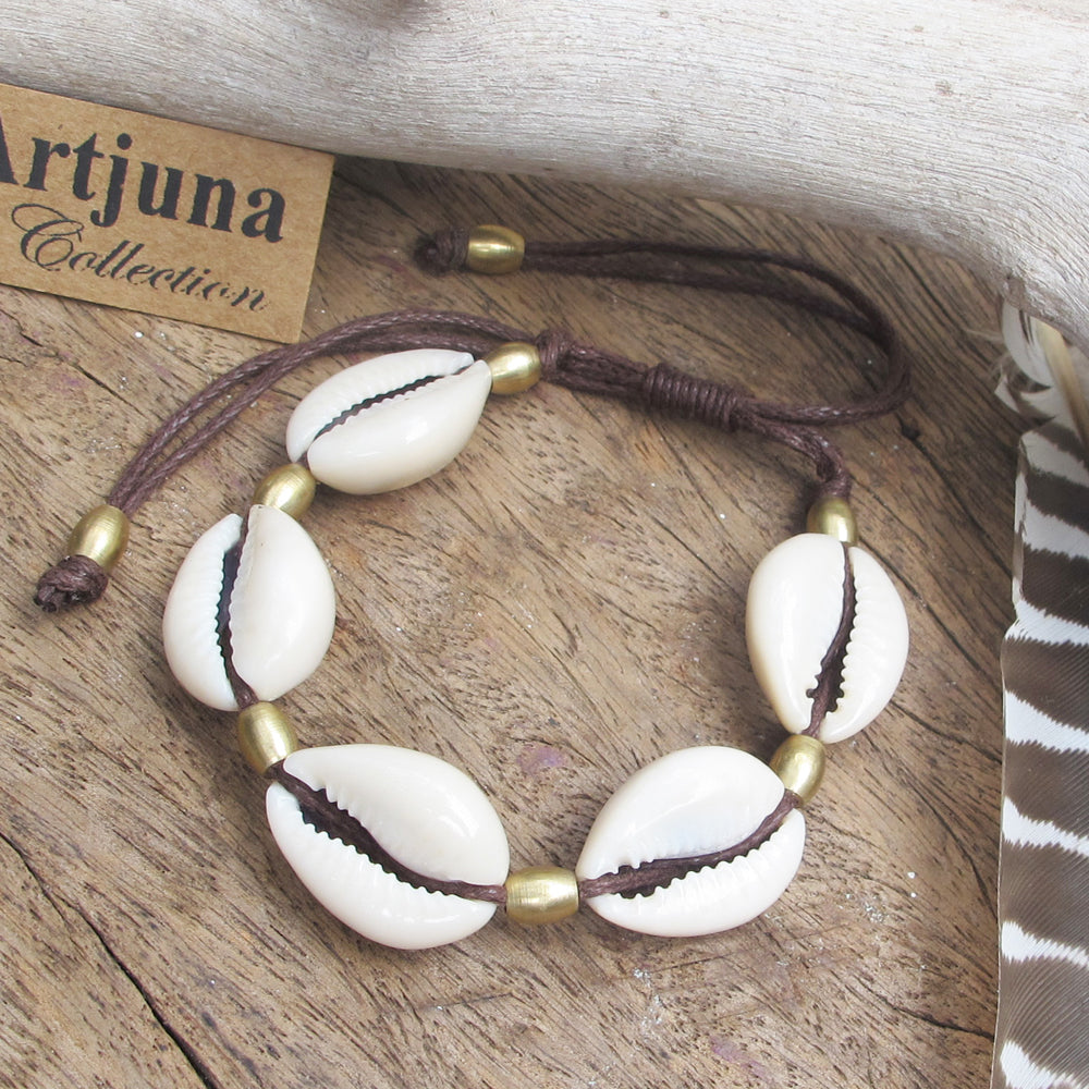 meekoo 4 Pieces Natural Cowrie Shell Ankle Bracelets India | Ubuy