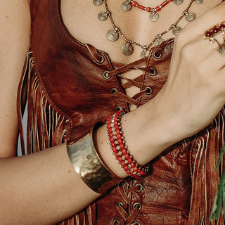 Elfi Cuff Flower ☆Brass☆