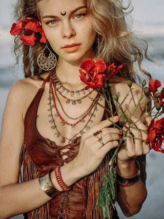 Elfi Cuff Flower ☆Brass☆