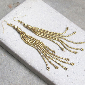 Tassel Earrings ☆Brass☆