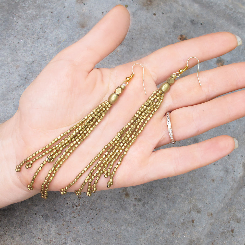Tassel Earrings ☆Brass☆