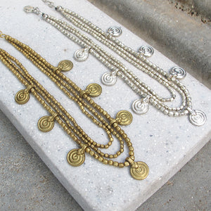 Three Line Mandala Anklet ☆Silver☆
