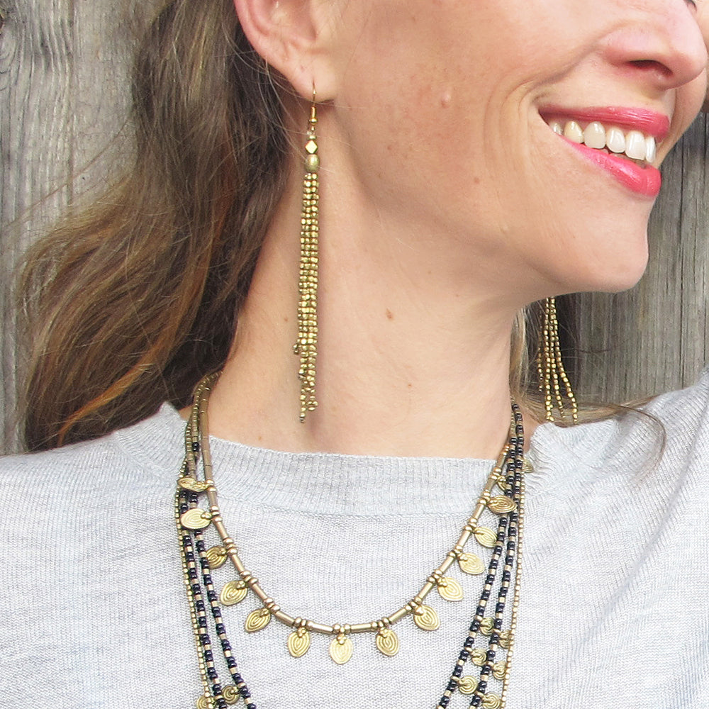 Tassel Earrings ☆Brass☆