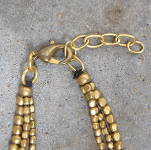 Three Line Mandala Anklet ☆Brass☆