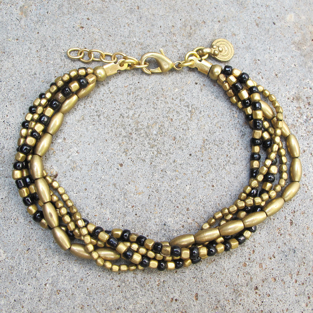 Beaded Bracelet☆ Black☆