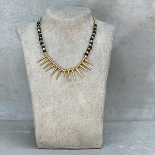 Tribal Spike Necklace ☆Black☆