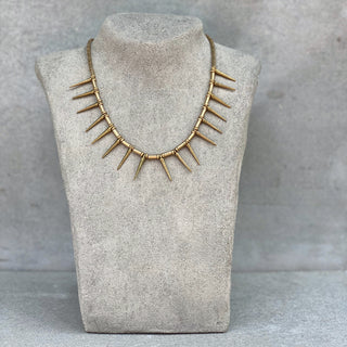 Spike Collar Necklace ☆Brass☆