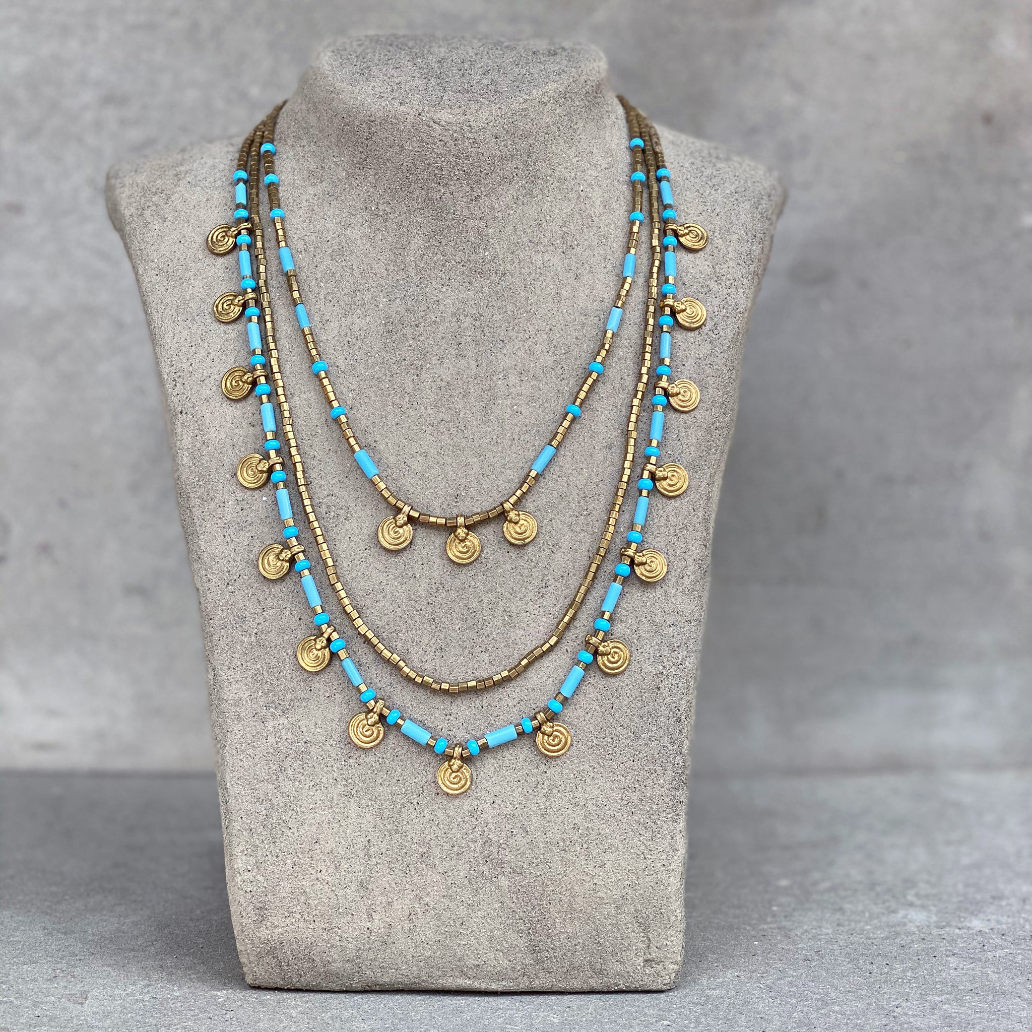 Mia Layered Necklace ☆Turquoise☆