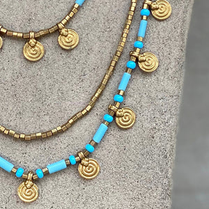 Mia Layered Necklace ☆Turquoise☆