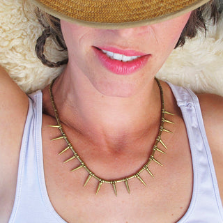 Spike Collar Necklace ☆Brass☆