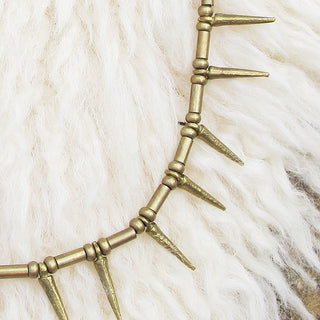 Spike Collar Necklace ☆Brass☆